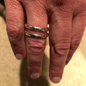 Coach Sterling Silver Stackable Bands